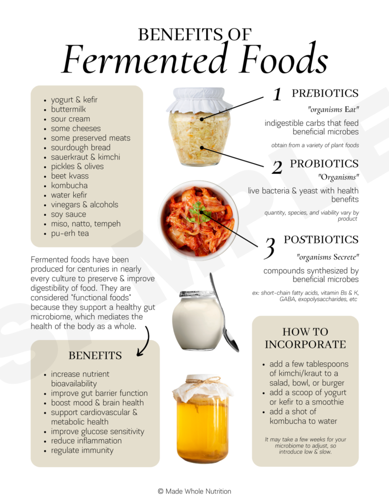 The Benefits of Fermented Foods